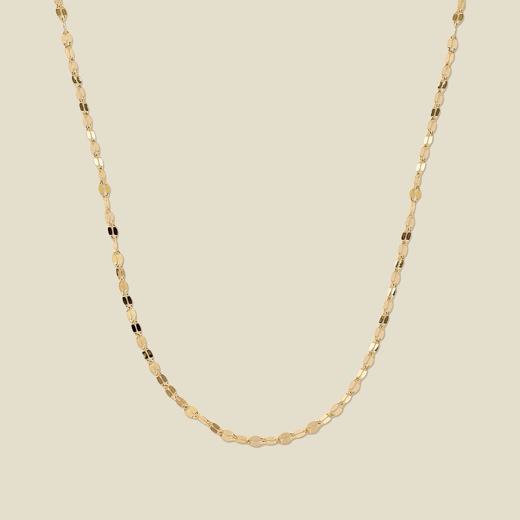 14k-mini-lace-chain-14k-solid-gold-necklace-34590330781769 14k Mini Lace Chain - 图片 1