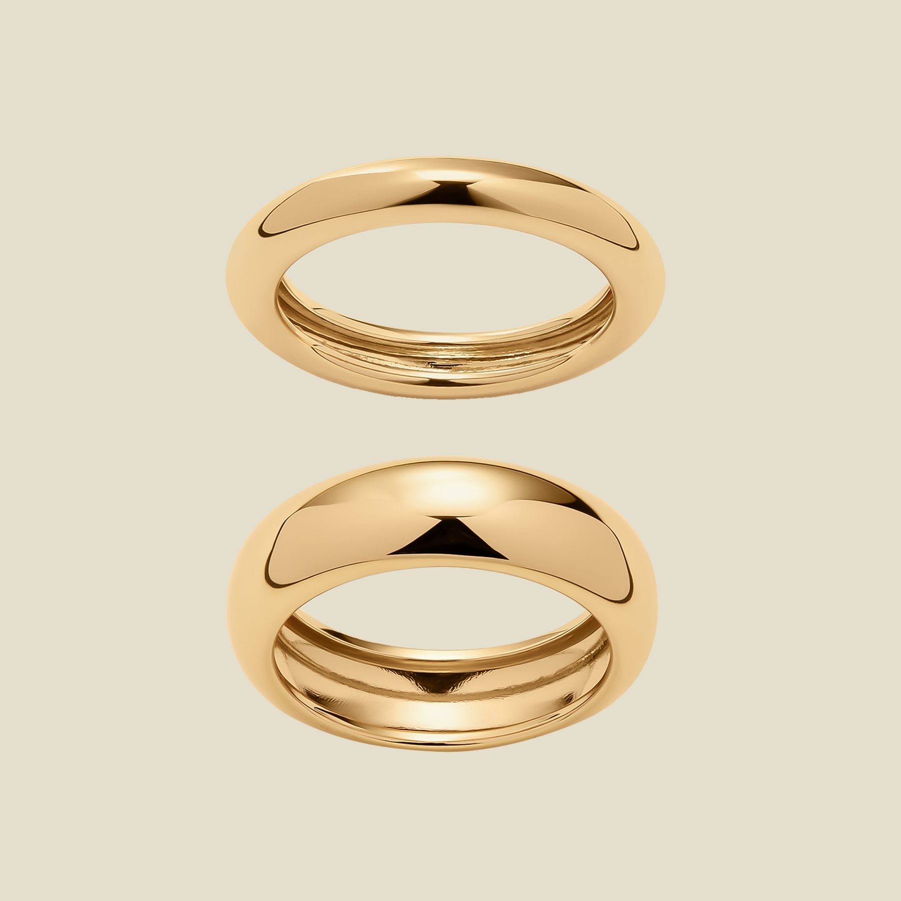 SolRingSet-Gold Sol Ring Set - 图片 1