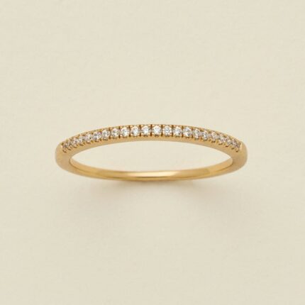 April Birthstone Stacking Ring