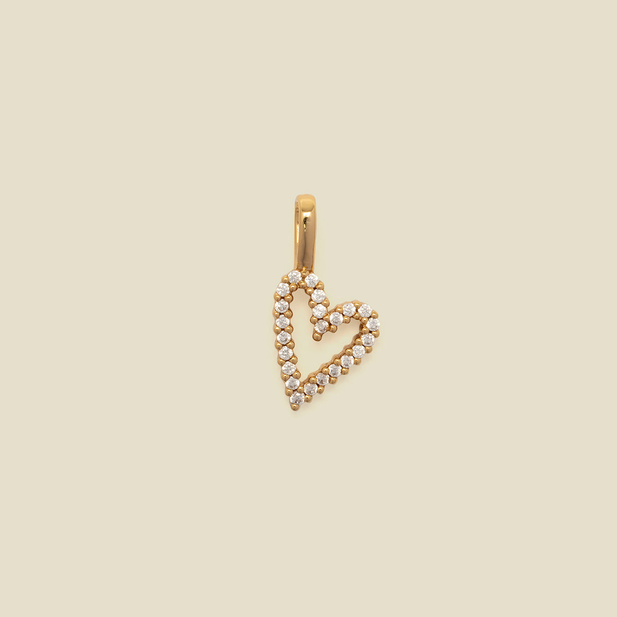 cz-heart-charm-gold-vermeil-add-ons-30580122714185 CZ Heart Charm - 图片 1