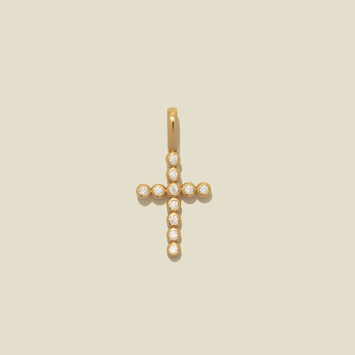 cz-poppy-cross-charm-gold-vermeil-add-ons-30494753194057 CZ Poppy Cross Charm - 图片 1