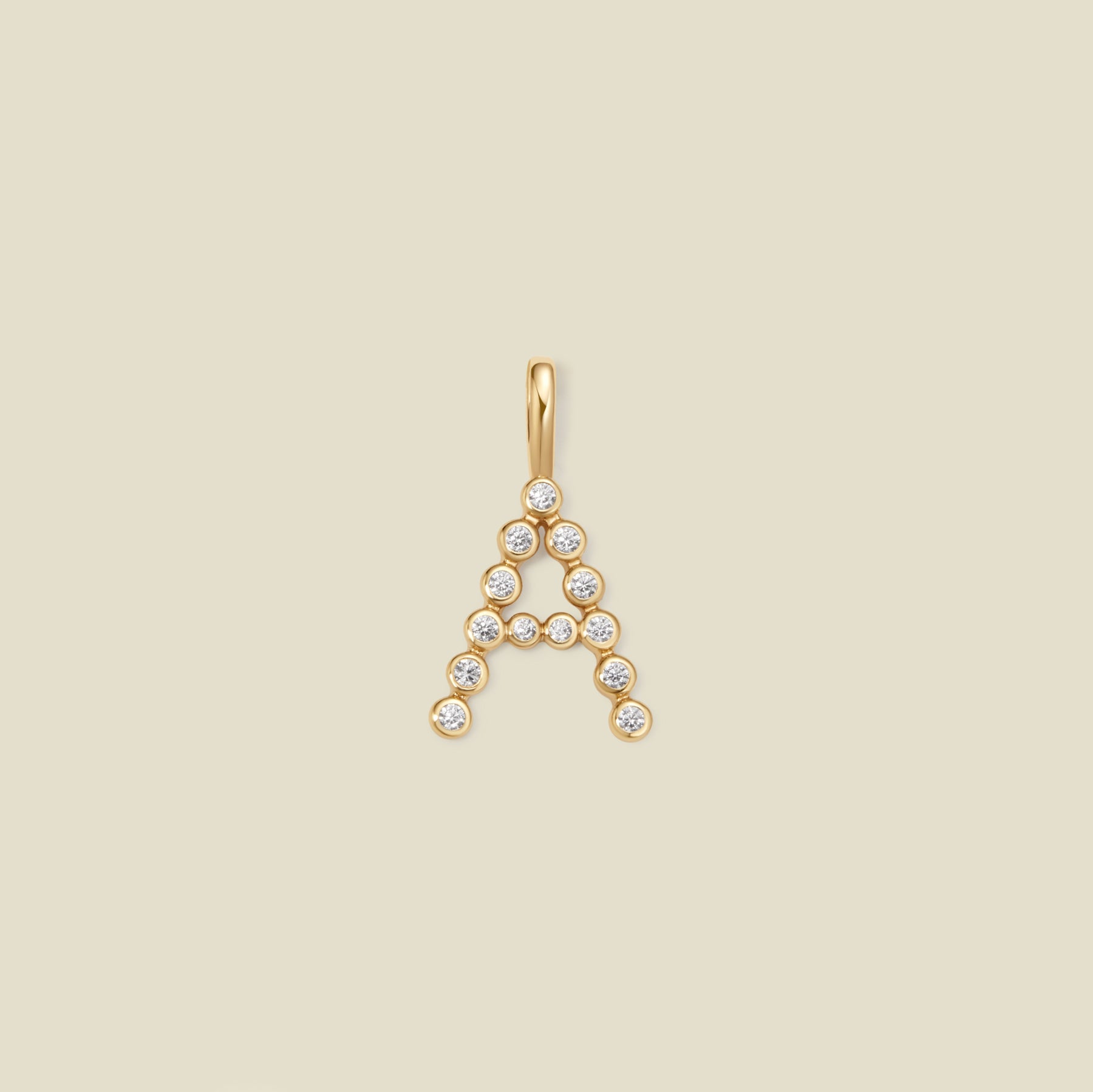 cz-poppy-initial-a-charm-gold-vermeil-add-ons-35327902941257 CZ Poppy Initial A Charm - 图片 1