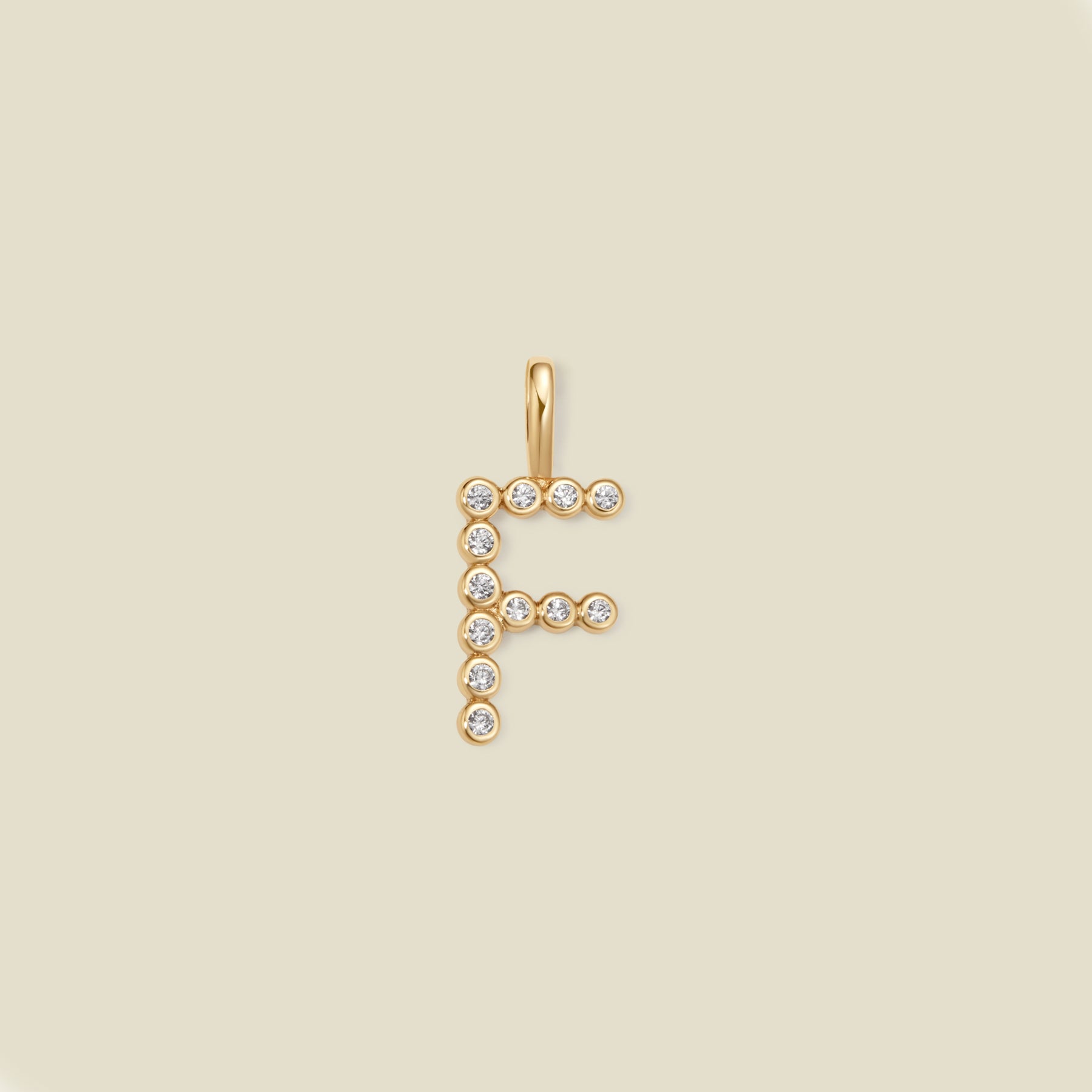 cz-poppy-initial-f-charm-gold-vermeil-add-ons-35327911657545 CZ Poppy Initial F Charm - 图片 1