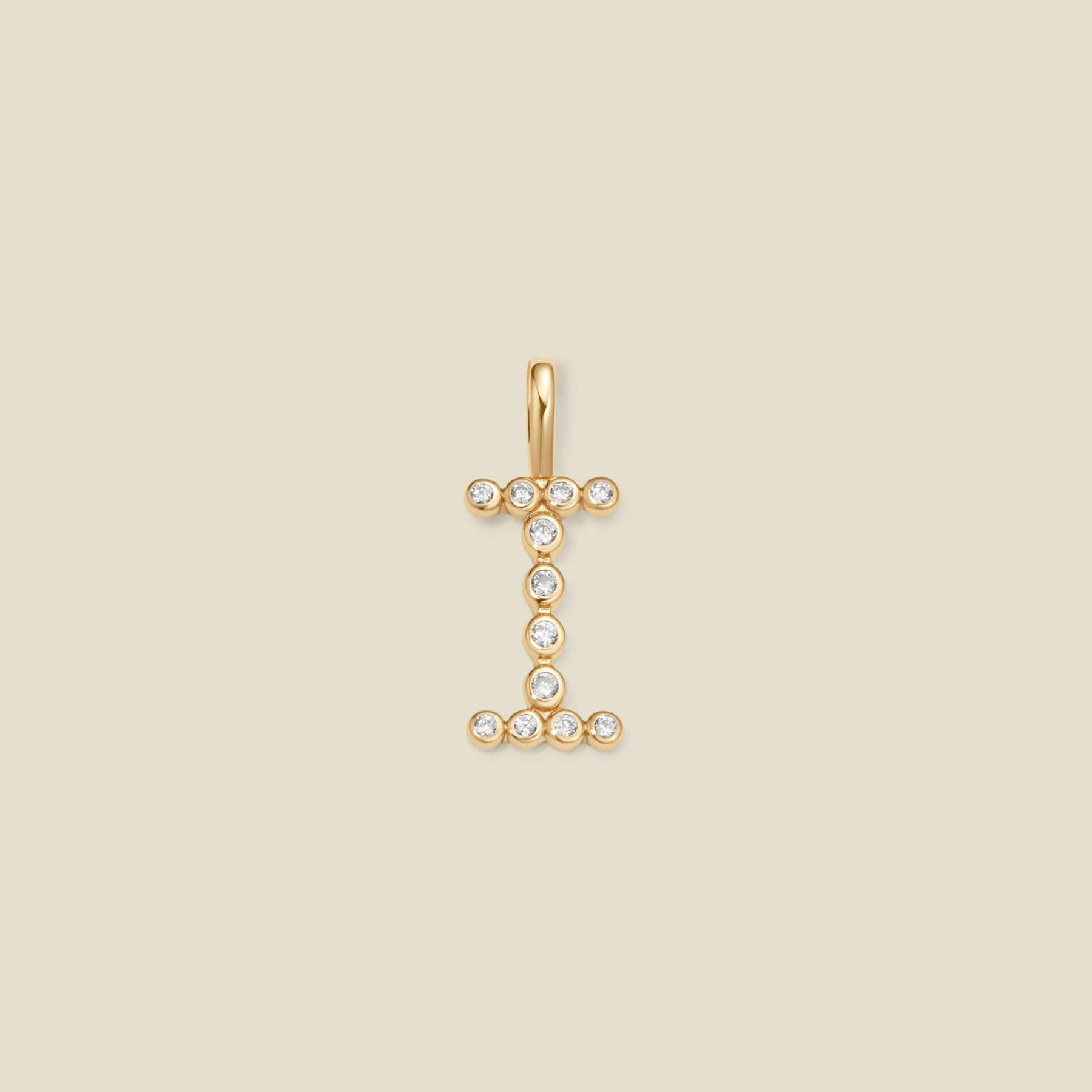 cz-poppy-initial-i-charm-gold-vermeil-add-ons-35327922470985 CZ Poppy Initial I Charm - 图片 1