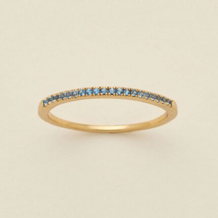 December Birthstone Stacking Ring
