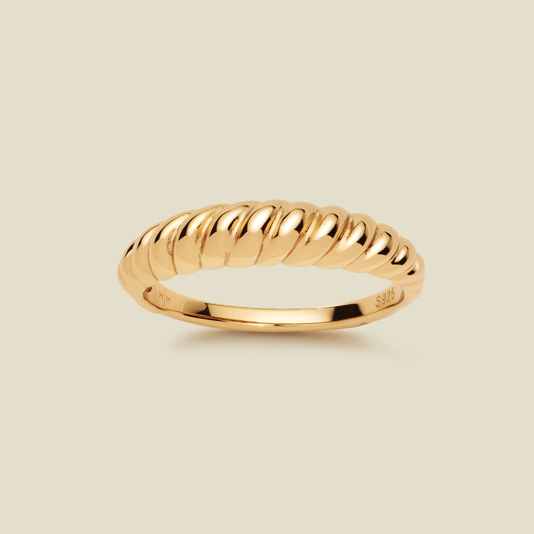 gloss-croissant-ring-gold-vermeil-5-ring-1152166694 Gloss Croissant Ring - 图片 1