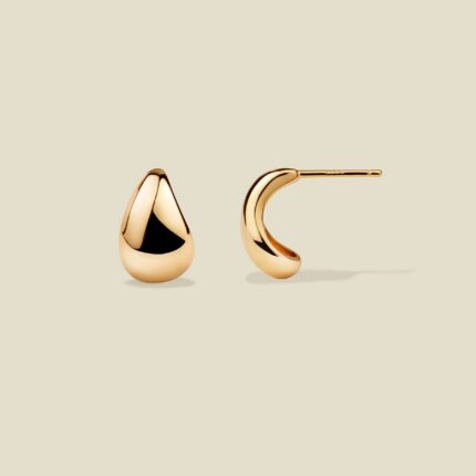 Gloss Drop Stud Earrings