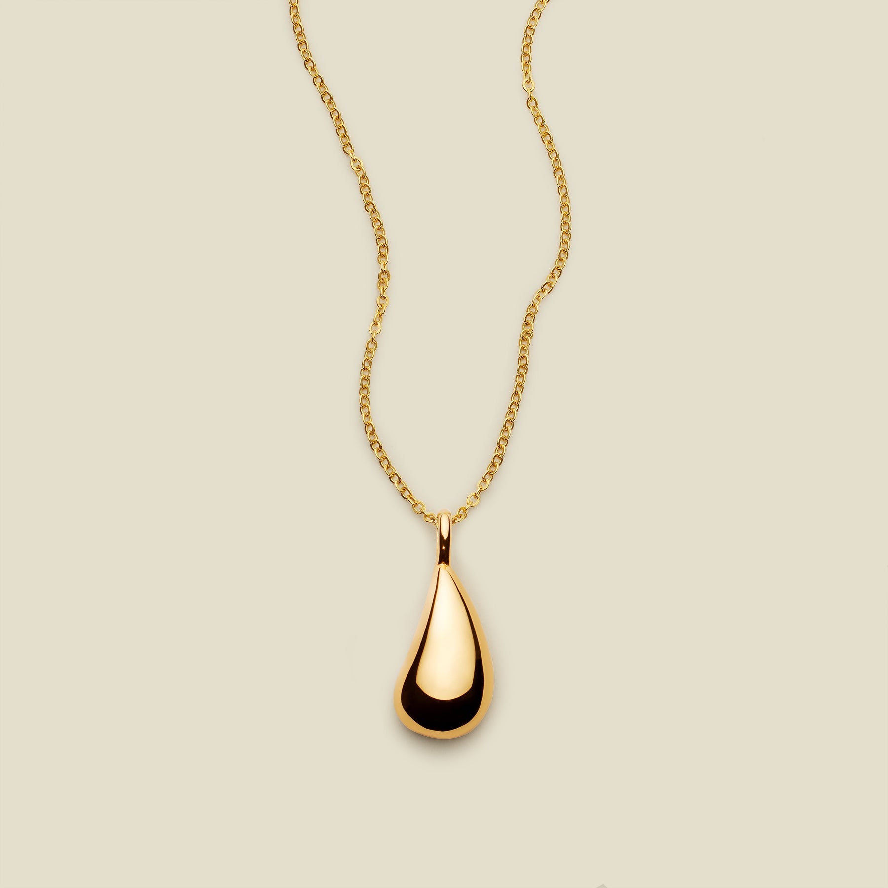 gloss-pendant-necklace-gold-vermeil-necklace-1152166685 Gloss Pendant Necklace - 图片 1