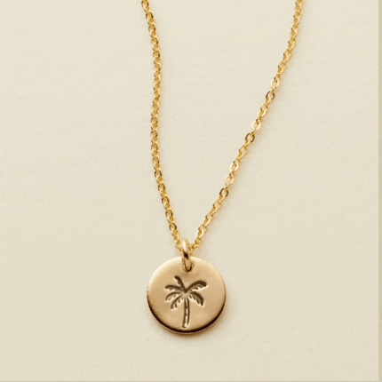 Grounded Disc Necklace