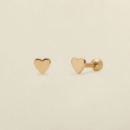 Heart Stud Earrings