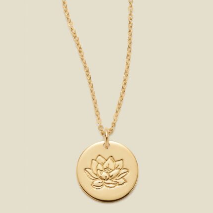 July Birth Flower Necklace