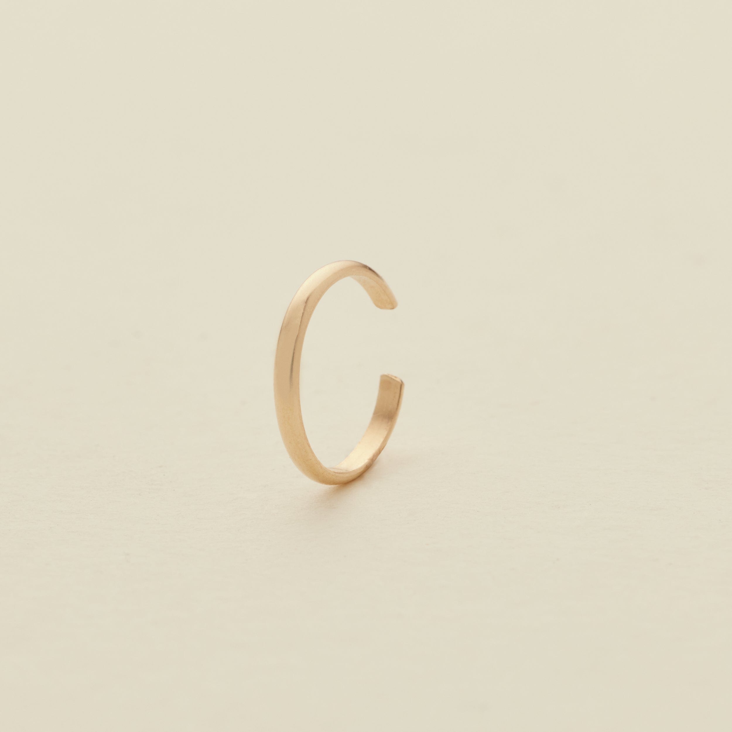 luster-rounded-cuff-earring-single-gold-filled-earring-28308263534665 Luster Rounded Ear Cuff - Single - 图片 1