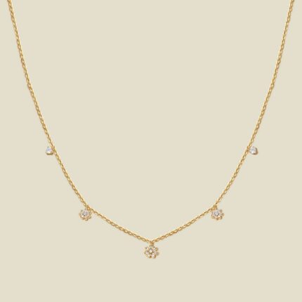 Flora Luxe Floating Necklace