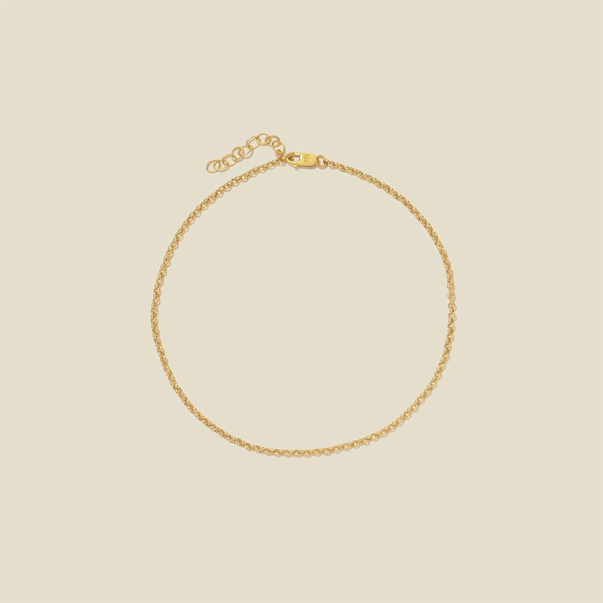 rolo-chain-anklet-gold-filled-8-anklet-31449199411273 Rolo Chain Anklet - 图片 1